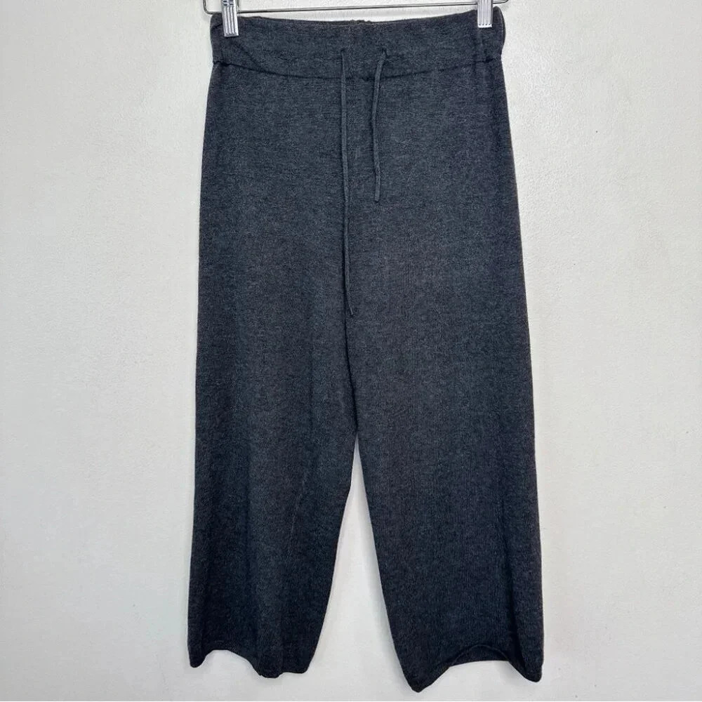 Aritzia Womens XXS The Group Babaton Crop Drawstring Sweat Knitted Stretch  Pant